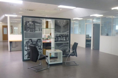 Locaux, vue intérieure - L'accueil
