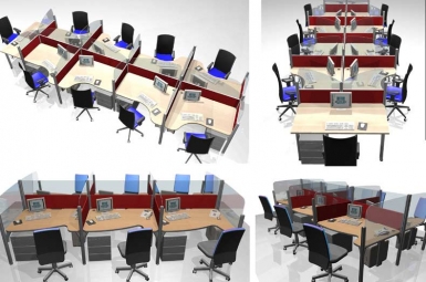 Etudes et simulations 3D pour la réalisation des implantations et la mise au point de bench : cloisonnement, rangement, éclairage...