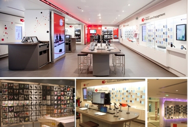 Agencement magasin de téléphonie