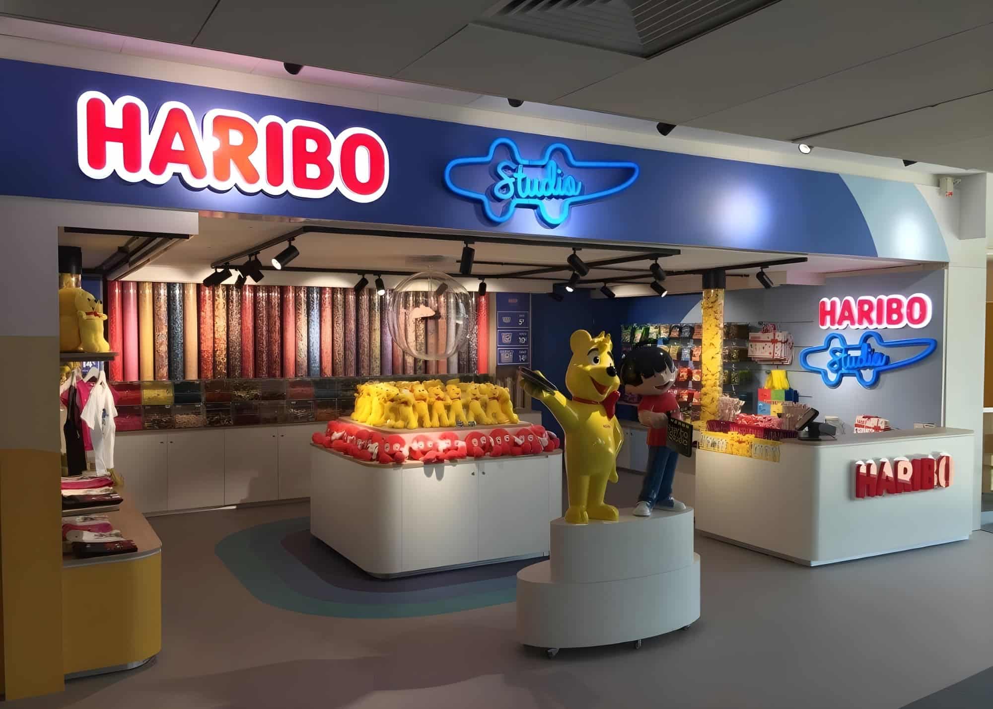 agencement boutique Haribo